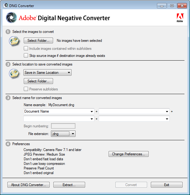 Adobe Digital Negative Converter Download Mac